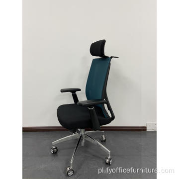 Cena fabryczna z wysokim oparciem dla personelu biurowego Obrotowe duże wysokie krzesło z siatki